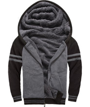 Load image into Gallery viewer, SECOOD Kids Hoodie Fleece Jacket Warm Sherpa Lined Zip Up Hooded Sweatshirt Soft Winter Coat Boys Girls School Outerwear
