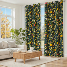 Load image into Gallery viewer, Floral Curtains 100% Blackout, Vintage Hummingbird Black Out Curtain 84 Inches Long, Thermal Insulated Window Drapes 2 Panels, Grommet Room Darkening Curtains for Living Room Bedroom, Dark Green
