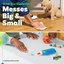 Load image into Gallery viewer, Bounty Quick Size Paper Towels, White, 8 Family Rolls = 20 Regular Rolls
