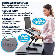 Load image into Gallery viewer, Adjustable Folding Portable Laptop Desk - Etrendpro
