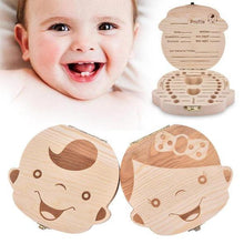 Load image into Gallery viewer, Wooden Kids Tooth Storage Box - Etrendpro
