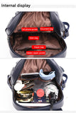 New High Quality Leather Women Backpack...