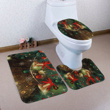 Load image into Gallery viewer, Bathroom Commode Christmas Set
