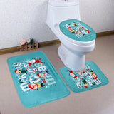 Bathroom Commode Christmas Set