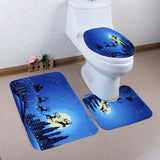 Bathroom Commode Christmas Set