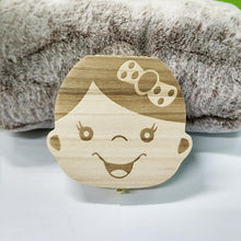 Load image into Gallery viewer, Wooden Kids Tooth Storage Box - Etrendpro
