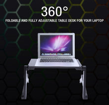 Load image into Gallery viewer, Adjustable Folding Portable Laptop Desk - Etrendpro
