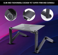 Load image into Gallery viewer, Adjustable Folding Portable Laptop Desk - Etrendpro
