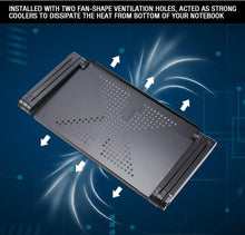 Load image into Gallery viewer, Adjustable Folding Portable Laptop Desk - Etrendpro
