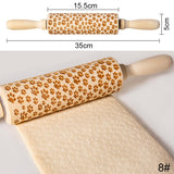 Christmas Deer Cartoon Digital Rolling Pin...