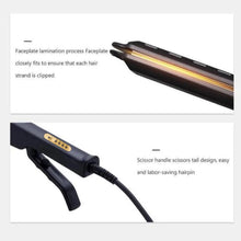 Load image into Gallery viewer, CERAMIC TOURMALINE IONIC FLAT IRON HAIR STRAIGHTENER - Etrendpro
