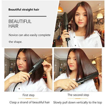 Load image into Gallery viewer, CERAMIC TOURMALINE IONIC FLAT IRON HAIR STRAIGHTENER - Etrendpro

