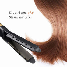 Load image into Gallery viewer, CERAMIC TOURMALINE IONIC FLAT IRON HAIR STRAIGHTENER - Etrendpro
