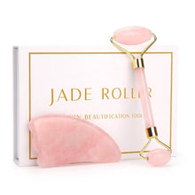 Load image into Gallery viewer, Rose Quartz &amp; Jade Face Roller kits - Etrendpro
