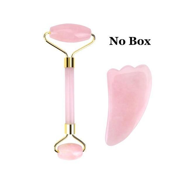 Rose Quartz & Jade Face Roller kits - Etrendpro