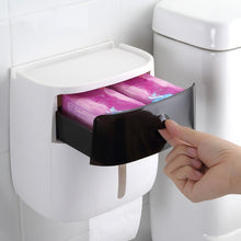 Load image into Gallery viewer, Plastic Wall Mounted Toilet Paper Holder...

