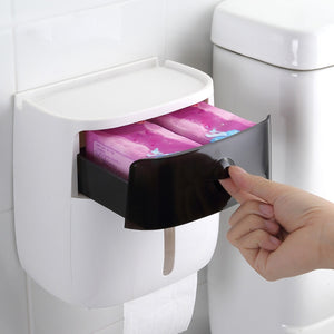 Plastic Wall Mounted Toilet Paper Holder...