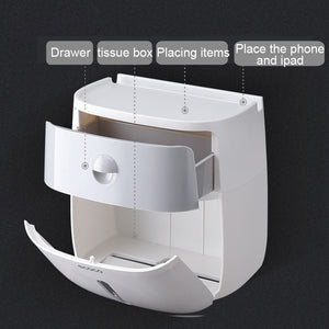 Plastic Wall Mounted Toilet Paper Holder...