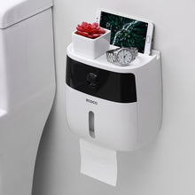 Load image into Gallery viewer, Plastic Wall Mounted Toilet Paper Holder...
