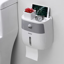 Load image into Gallery viewer, Plastic Wall Mounted Toilet Paper Holder...
