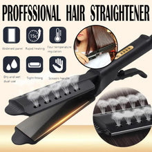 Load image into Gallery viewer, CERAMIC TOURMALINE IONIC FLAT IRON HAIR STRAIGHTENER - Etrendpro
