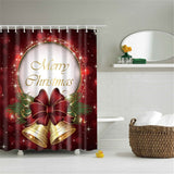 Lighted Christmas Shower Curtain...