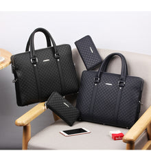 Load image into Gallery viewer, New Double Layers Men&#39;s Leather Business Briefcase....
