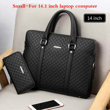 Load image into Gallery viewer, New Double Layers Men&#39;s Leather Business Briefcase....
