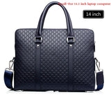 New Double Layers Men's Leather Business Briefcase....