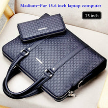 Load image into Gallery viewer, New Double Layers Men&#39;s Leather Business Briefcase....

