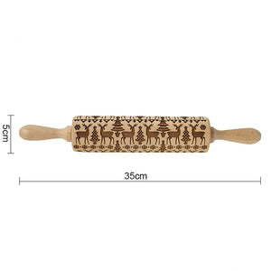 Christmas Deer Cartoon Digital Rolling Pin...