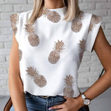 Women Elegant Lips Print blouse...