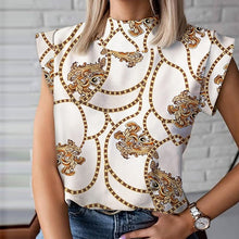 Load image into Gallery viewer, Women Elegant Lips Print blouse...
