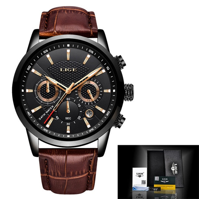 New Men's 2020 Waterproof LIGE Watch....