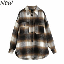 Load image into Gallery viewer, Thick elegant long sleeve Women streetwear...
