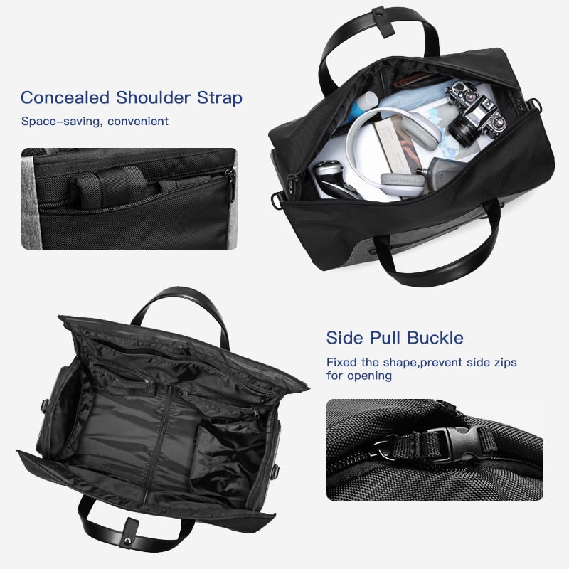 OZUKO Multifunction Men Waterproof Travel Bag...