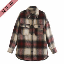 Load image into Gallery viewer, Thick elegant long sleeve Women streetwear...
