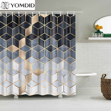 Load image into Gallery viewer, YOMDID Marble Pattern Bath Curtains...

