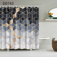Load image into Gallery viewer, YOMDID Marble Pattern Bath Curtains...
