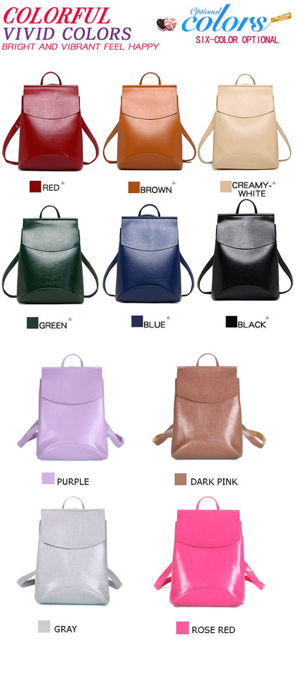 High Quality Youth Leather Backpack....
