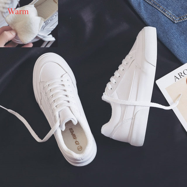 New Fashion Leather Spring Sneakers...