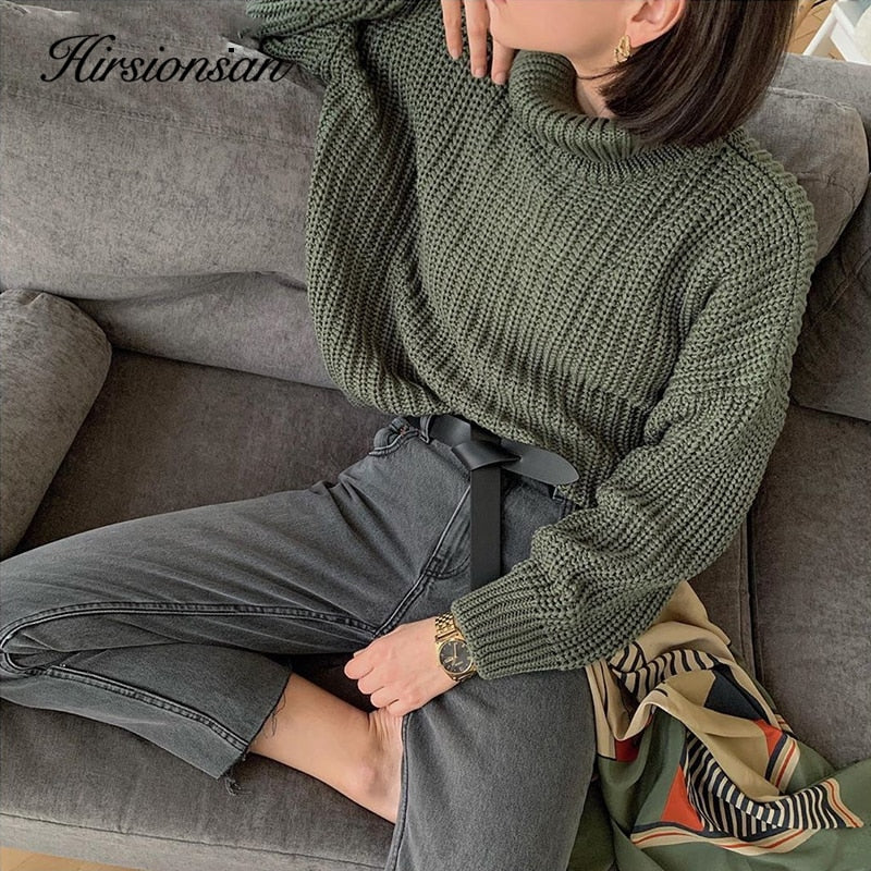 Hirsionsan Turtle Neck Women Sweater...