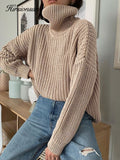 Hirsionsan Turtle Neck Women Sweater...