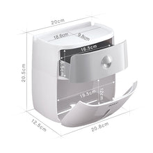 Load image into Gallery viewer, Plastic Wall Mounted Toilet Paper Holder...
