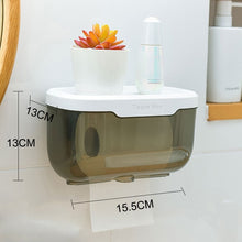 Load image into Gallery viewer, Plastic Wall Mounted Toilet Paper Holder...
