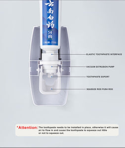 Automatic Toothpaste Dispenser Wall Mount Dust-proof...