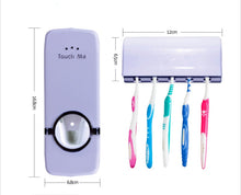 Load image into Gallery viewer, Automatic Toothpaste Dispenser And Toothbrush Holder...
