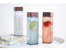 Load image into Gallery viewer, Free BPA Plastic Heat Resistant Square Water Bottle...

