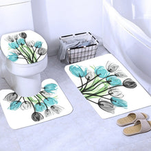 Load image into Gallery viewer, Colorful Tulip Trees Shower Curtain Set....
