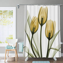 Load image into Gallery viewer, Colorful Tulip Trees Shower Curtain Set....
